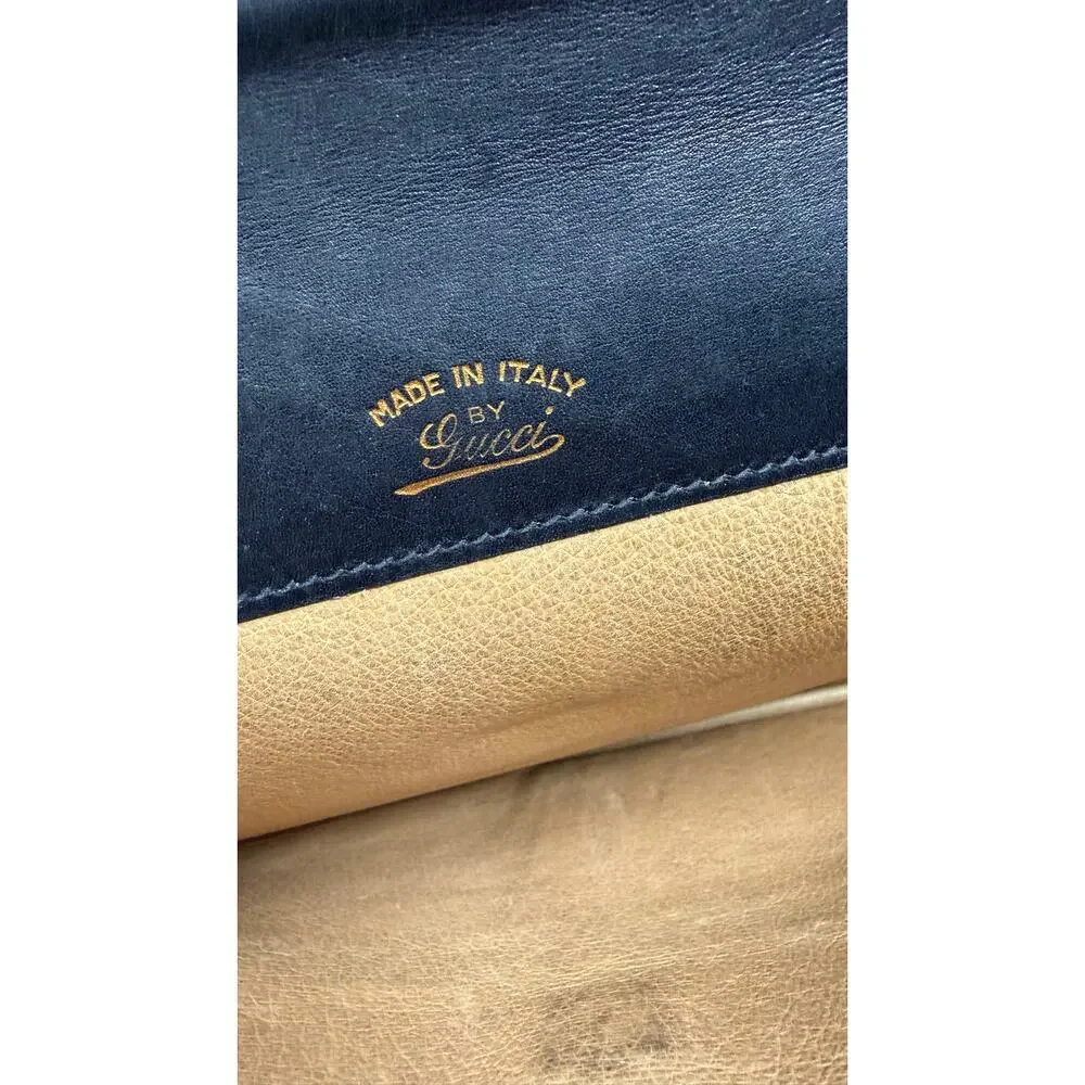 Vintage Gucci Leather Envelope Document Portfolio